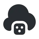 Cloud Snow SVG Icon